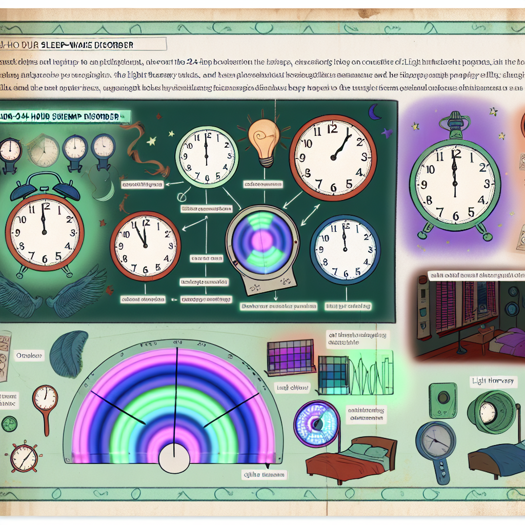 Non-24-Hour Sleep-Wake Disorder: Light Therapy Timing Strategies